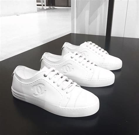 white chanel sneakers|chanel sneakers official.